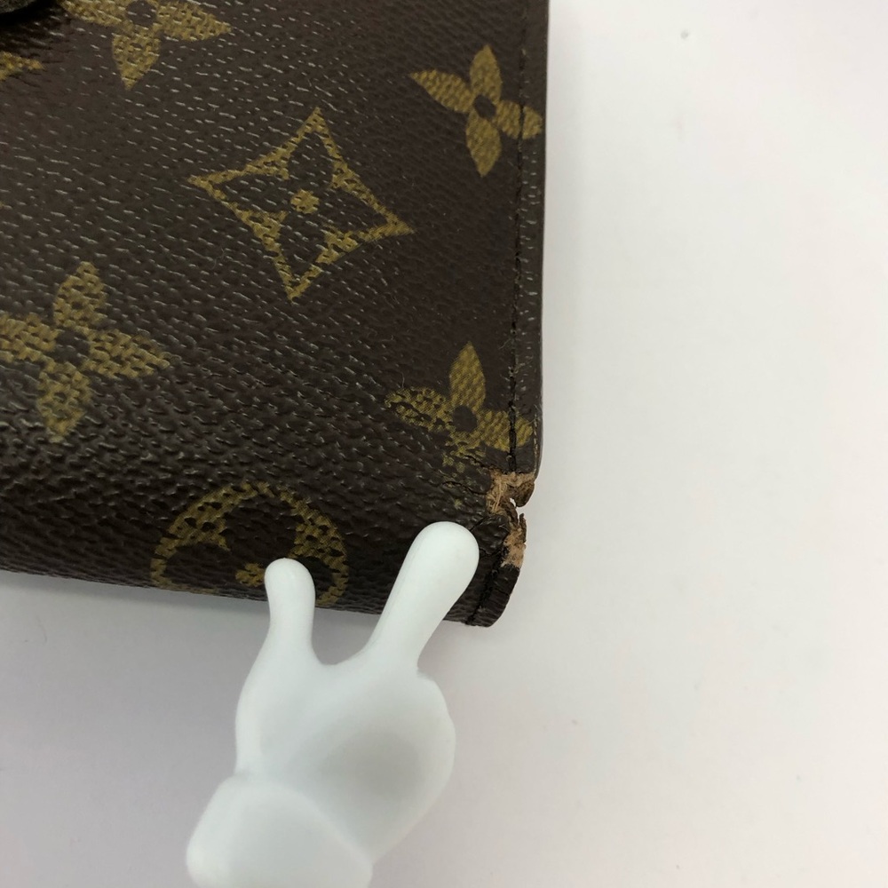 Louis Vuitton Monogram Canvas Small Wallet in Brown and Gold - Picture 8 of 16